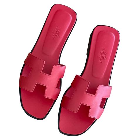 hermes oran sandals hot pink|oran sandals true to size.